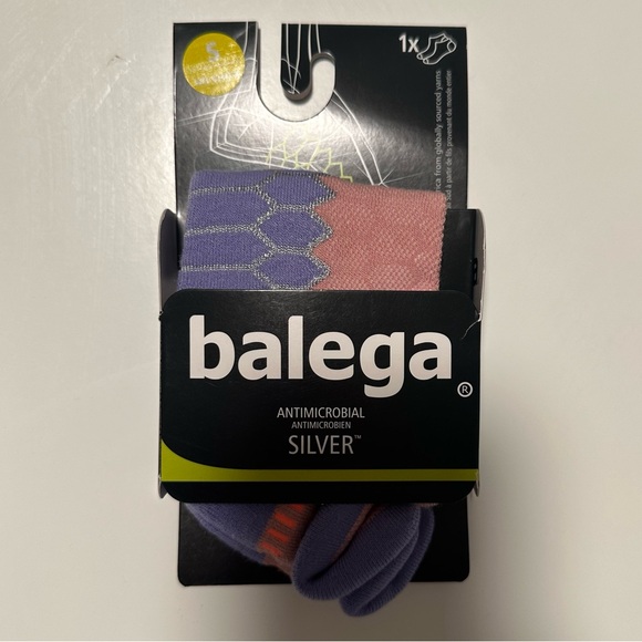 Balega Unisex Silver Compression Fit Performance No Show Athletic Running Socks - Picture 2 of 2